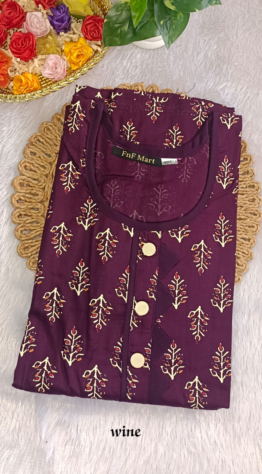 Butterfly Sleeve Umbrella Nighty - Violet